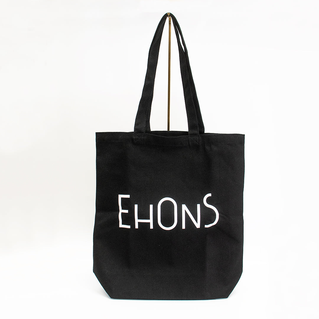 EHONS オリジナル 帆布トートバッグ ブラック