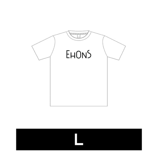 EHONS オリジナルTシャツL ホワイト