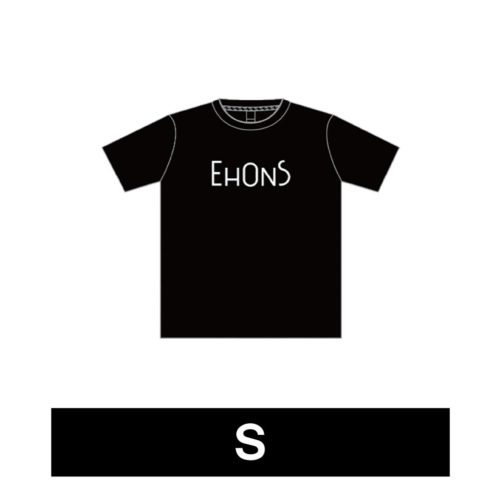 EHONS オリジナルTシャツS ブラック