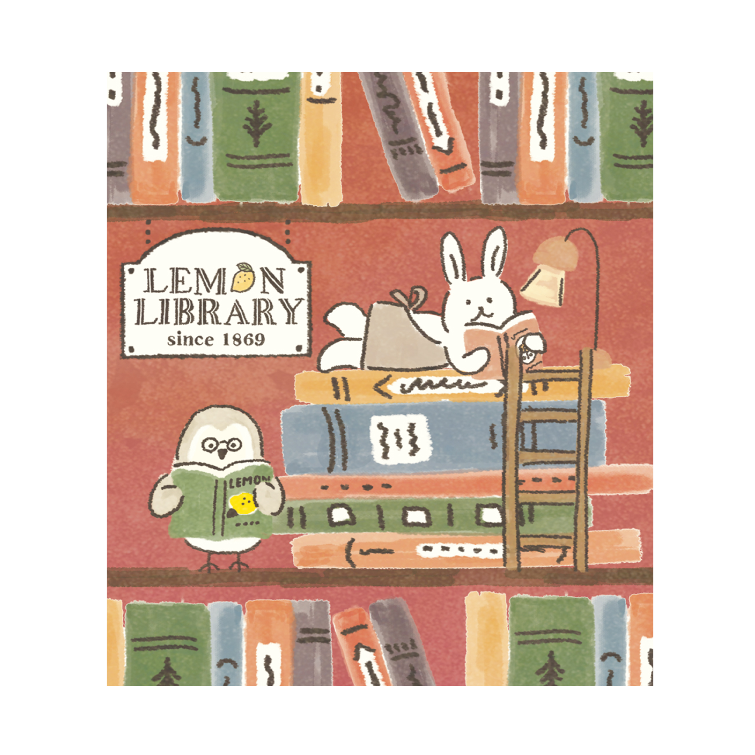 檸檬書店 レモンライブラリー メモパッド　うさぎ