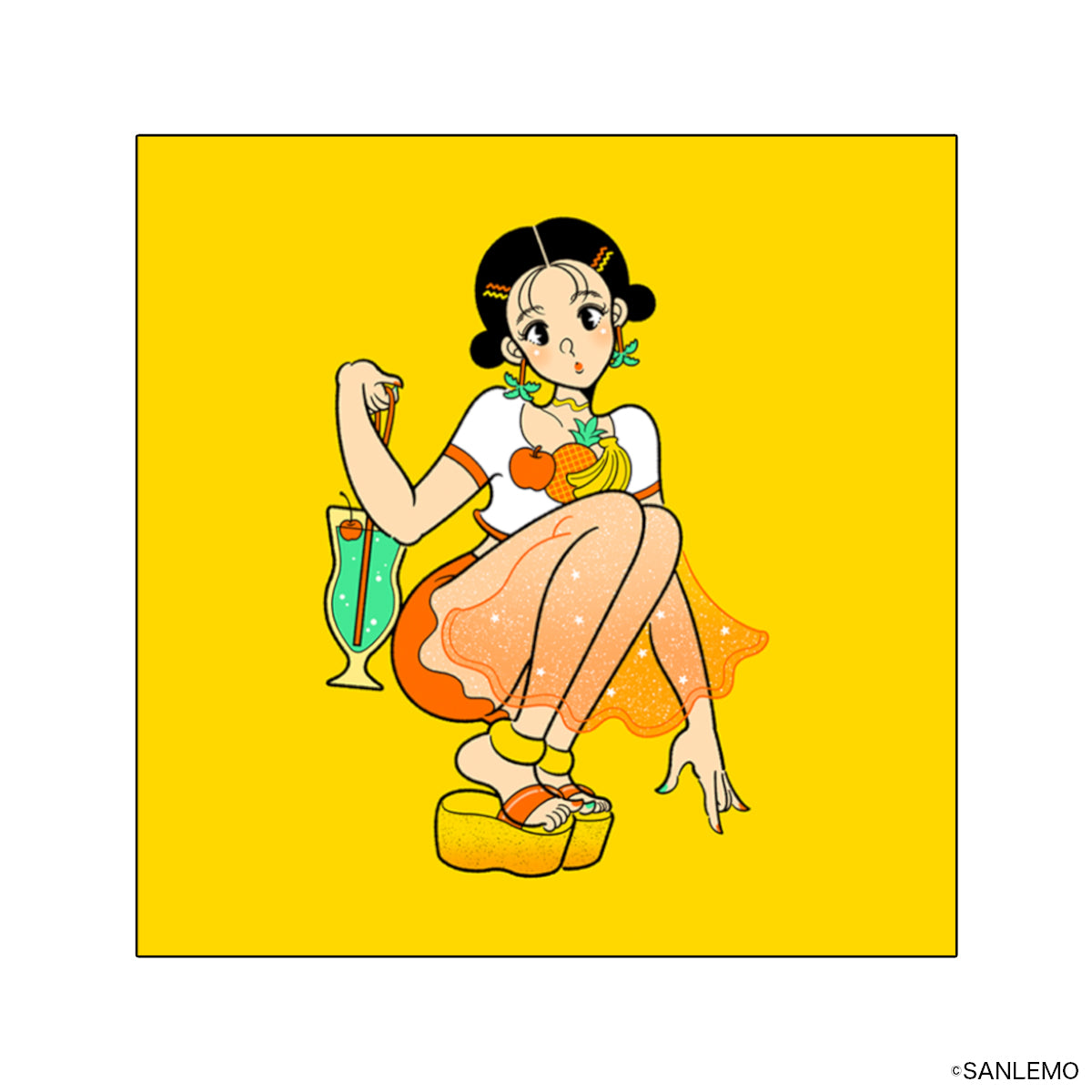 サンレモ ポストカード (変形150✕150mm) D