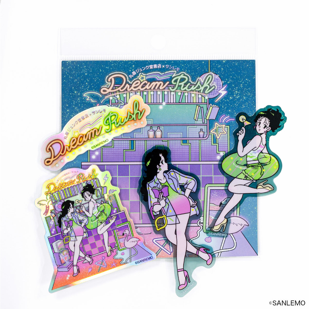 サンレモ✕MJ DREAM RUSH ステッカーセット