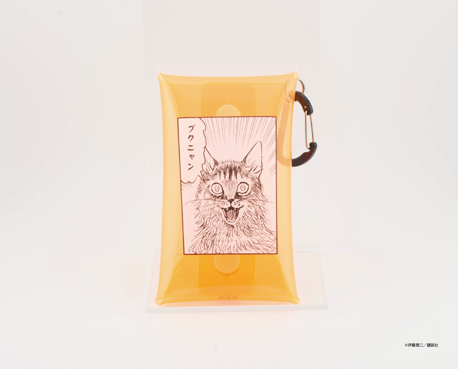 伊藤潤二の猫日記 よん&むー クリアマルチケースS「むー」