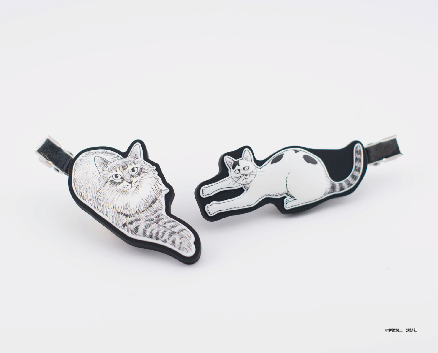 伊藤潤二の猫日記 よん&むー マルチクリップ