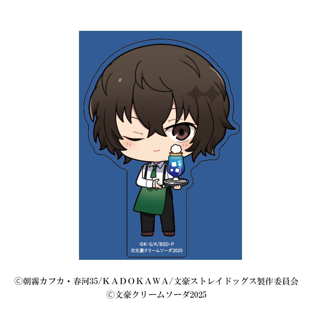 ダイカットステッカー/太宰治(1)/文豪クリームソーダ2025