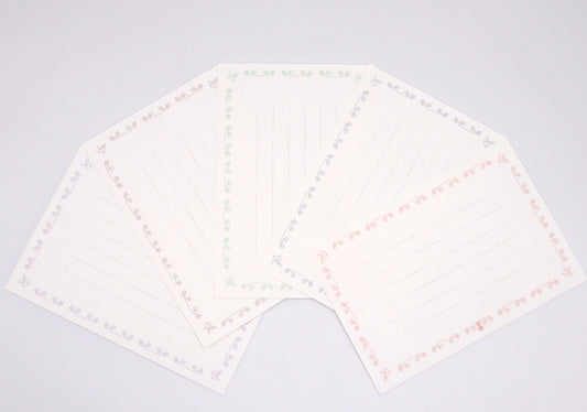 葉書 鳩ふれーむ その1 よこ書き 縦14.8cm×横10.0cm 5色×1枚