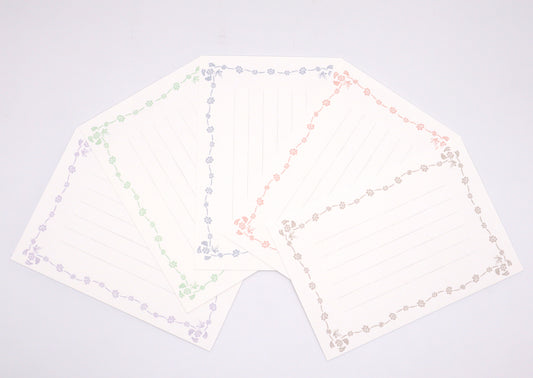 葉書 鳩ふれーむ その2 よこ書き 縦14.8cm×横10.0cm 5色×1枚