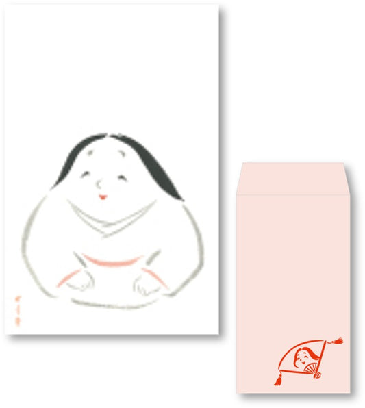 お福さん ぽち文
