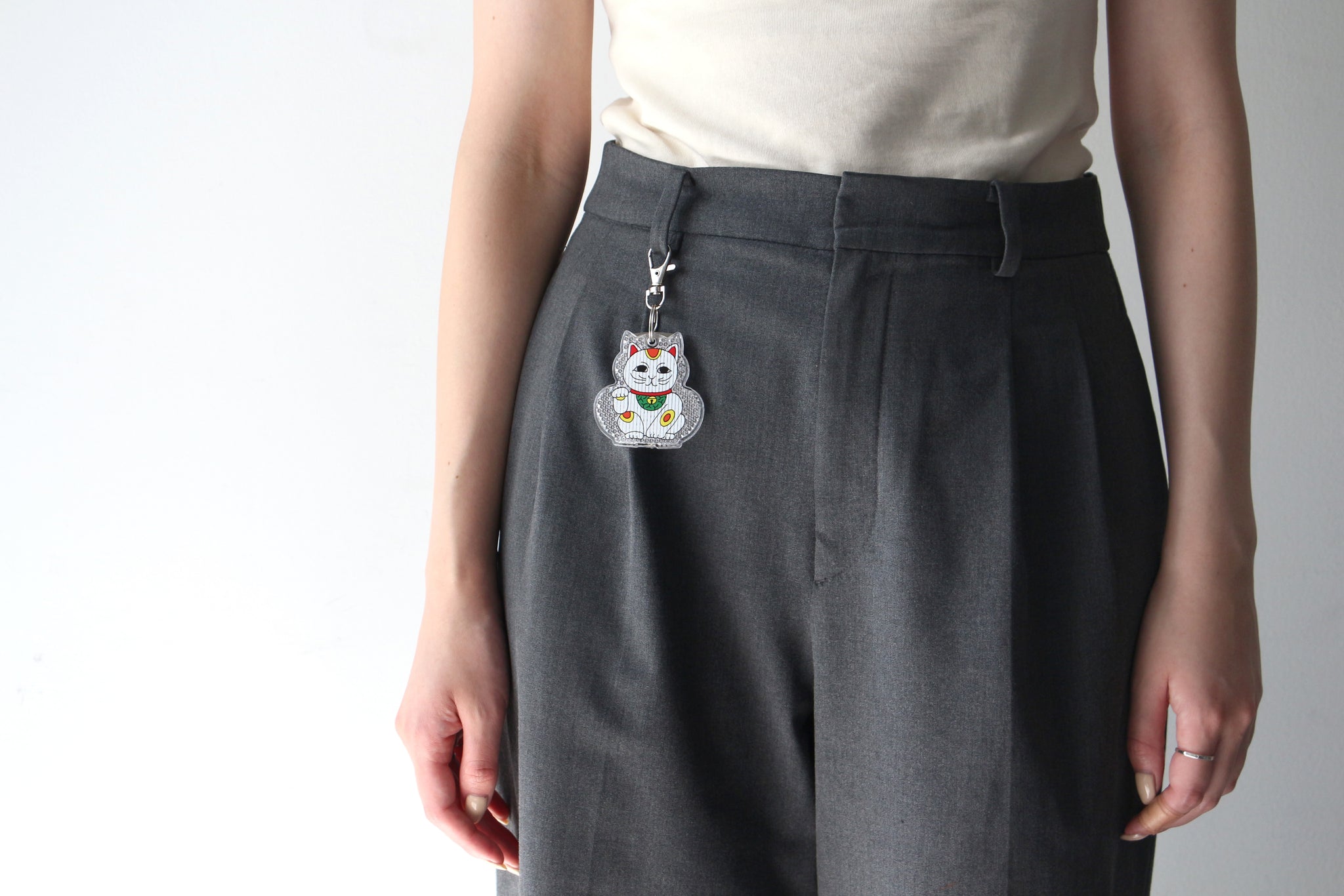 Lucky Cat Reflector *ホワイト