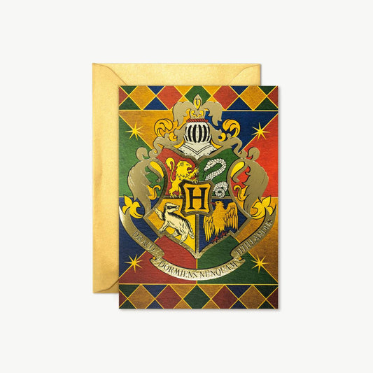 【Minalima】グリーティングカード(ホグワーツ校章)【Hogwarts】