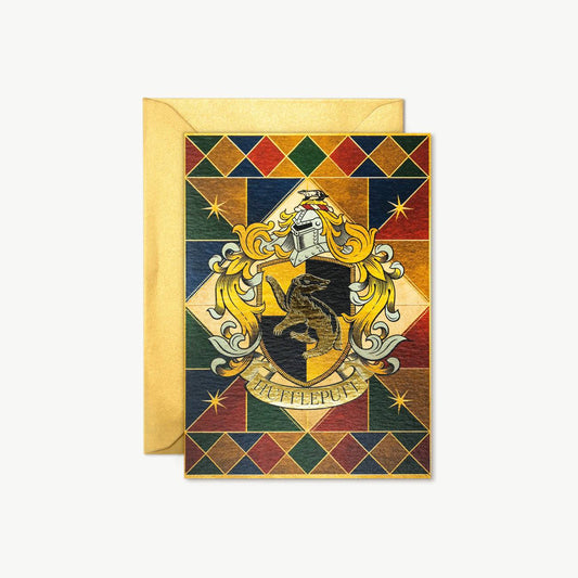 【Minalima】グリーティングカード(ハッフルパフ)【Hufflepuff】