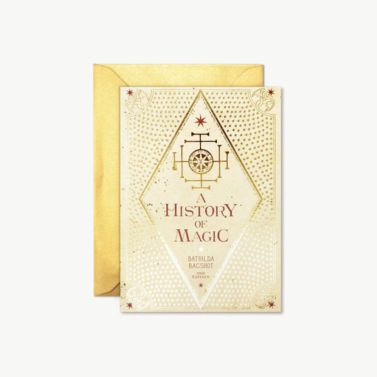 【Minalima】グリーティングカード(魔法史)【Wizarding Books】