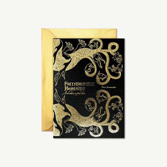 【Minalima】グリーティングカード(幻の動物とその生息地)【Wizarding Books】