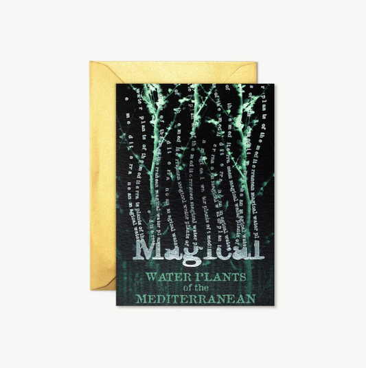 【Minalima】グリーティングカード(地中海の水性魔法植物とその特性)【Wizarding Books】