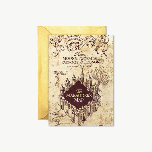 【Minalima】グリーティングカード(忍びの地図)【Marauder's Map】
