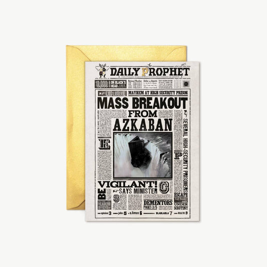 【Minalima】グリーティングカード(日刊予言者新聞・アズカバンからの集団脱獄)【Daily Prophet】