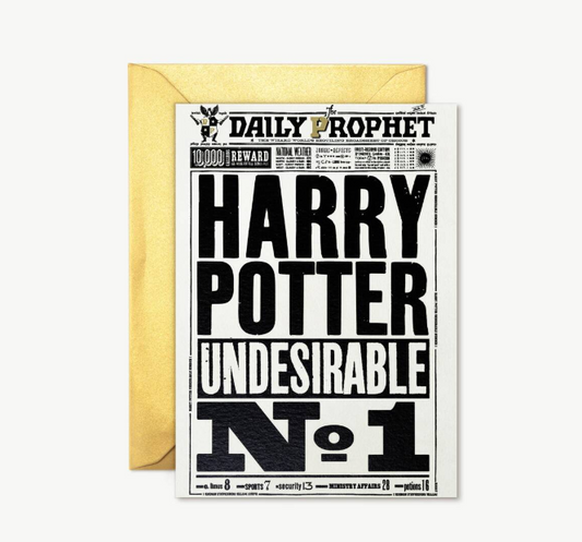 【Minalima】グリーティングカード(日刊予言者新聞・問題分子ナンバーワン)【Daily Prophet】
