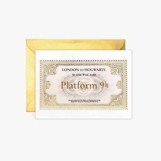 【Minalima】グリーティングカード(ホグワーツ特急乗車券)【Hogwarts Express】