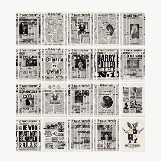 【Minalima】ポストカードセット(日刊予言者新聞)【Daily Prophet】