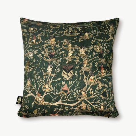 【Minalima】クッションカバー(ブラック家の家系図)【Black Family Tapestry】