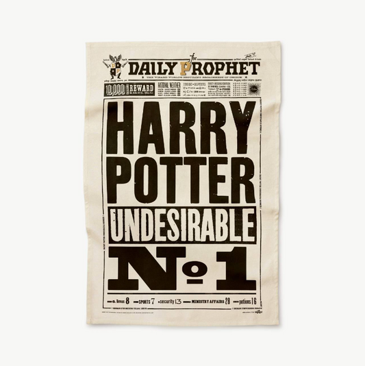 【Minalima】ティータオル(日刊予言者新聞・問題分子ナンバーワン)【Daily Prophet】