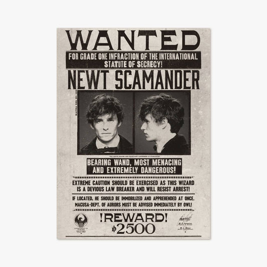 【Minalima】ポスター(手配書・ニュート)【WANTED NOTICES】