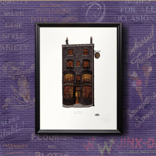 【Minalima】アートプリント(オリバンダーの店)【Diagon Alley】