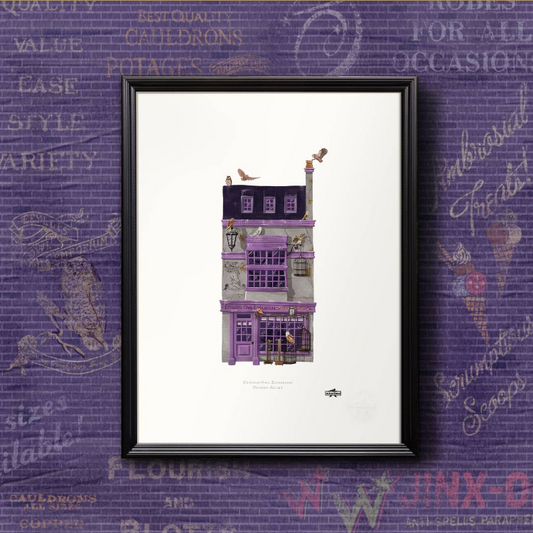 【Minalima】アートプリント(イーロップのふくろう百貨店)【Diagon Alley】