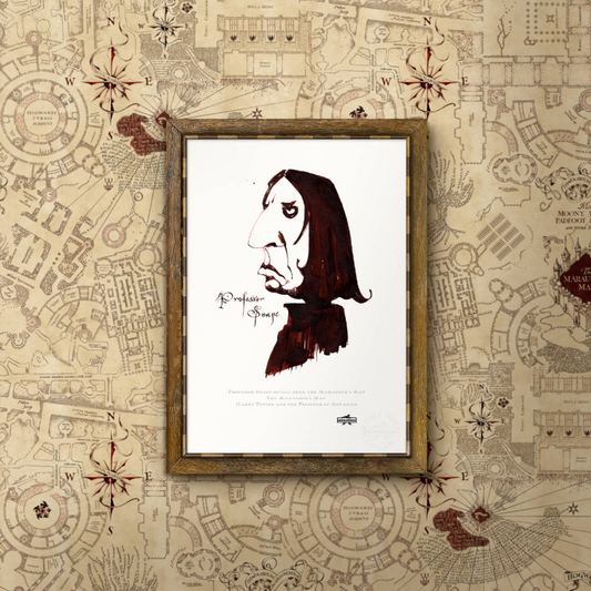【Minalima】アートプリント(スネイプ)【Marauder's Map】