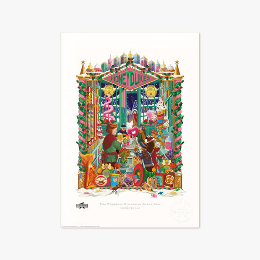 【Minalima】アートプリント(ハニーデュークス)【Honeydukes】