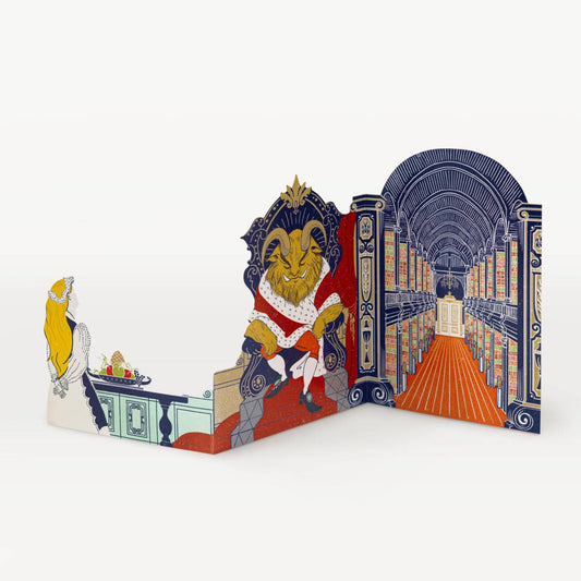 【Minalima】グリーティングカード(美女と野獣)【Beauty and the Beast】