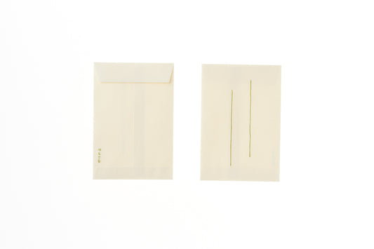 封筒 木立(5枚入り) 縦14cm×横9.5cm×高さ0.2cm 5枚入