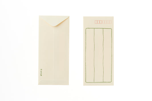 封筒 風雅 縦20.5cm×横9cm×高さ0.5cm 10枚入