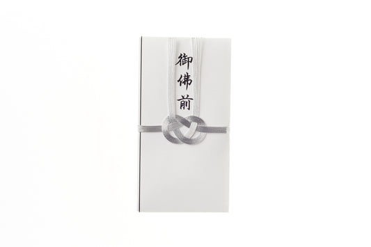 Q566 双銀御仏前たとう 縦18.0cm×横9.5cm 外たとう・中封筒