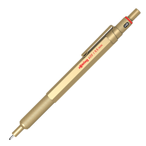 rOtring (ロットリング) rOtring 600 メカニカルペンシル 0.5㎜ 製図対応 ゴールド
