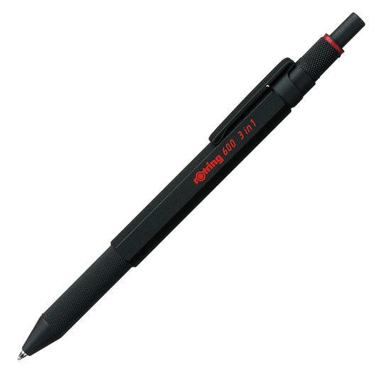 rOtring (ロットリング) rOtring 600 3in1 マルチペン 多機能ペン F 製図対応 ブラック