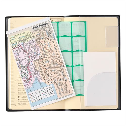 NOLTY(ノルティ) マンスリースリムーiアイダにメモ 月曜 スリム マンスリー ブラック 2026年1月始まり手帳