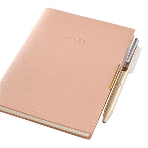 NOLTY(ノルティ) エクリPlus B6メモ 週間方眼メモ ピンク 2026年1月始まり手帳