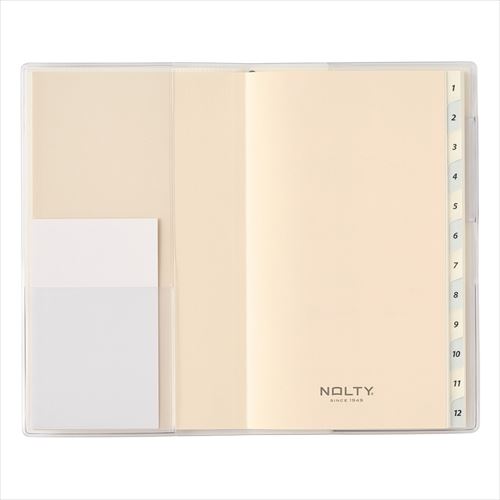 NOLTY(ノルティ) マンスリースリム-i月曜 マンスリー ホワイト 2026年1月始まり手帳