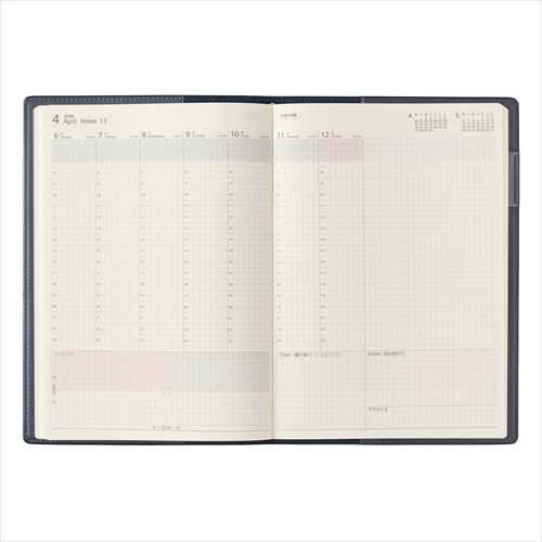 NOLTY(ノルティ) ビジネスベーシックダイアリー A5 週間バーチカル 青 2026年1月始まり手帳