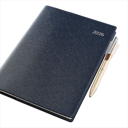 NOLTY(ノルティ) ビジネスベーシックダイアリー A5 週間バーチカル 青 2026年1月始まり手帳