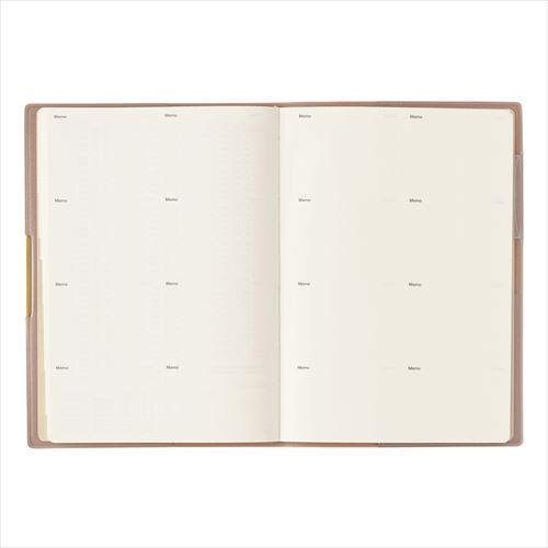 PAGEM by NOLTY(ペイジェム バイノルティ) ペイジェムマンスリーグラース B6-i月曜 マンスリー ベージュ 2026年1月始まり手帳