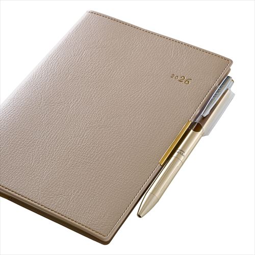 PAGEM by NOLTY(ペイジェム バイノルティ) ペイジェムマンスリーグラース B6-i月曜 マンスリー ベージュ 2026年1月始まり手帳