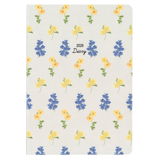 ハンディピック MILL Monthly FLEURS 2026年版ダイアリー B6 1ヶ月ブロック 48ページ グレー