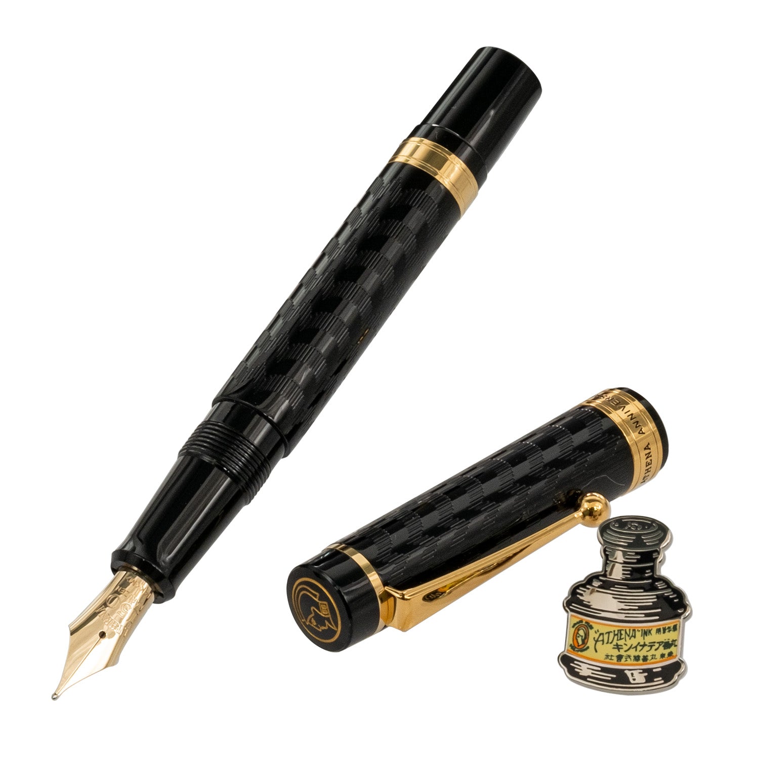 丸善 150周年記念 アテナザペン 万年筆 M(中字) ネジ嵌合方式適合コンバーター : CON-40・CON-70N ブラック