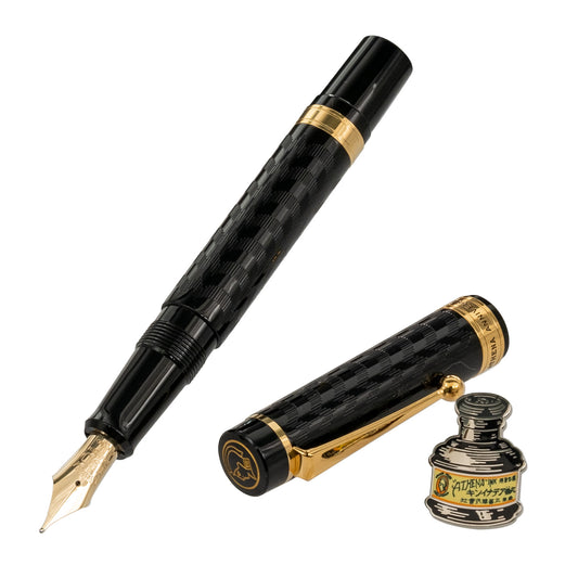 丸善 150周年記念 アテナザペン 万年筆 M(中字) ネジ嵌合方式適合コンバーター : CON-40・CON-70N ブラック