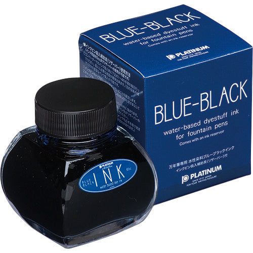 プラチナ 水性染料インク ボトルインク 60ml ブルーブラック