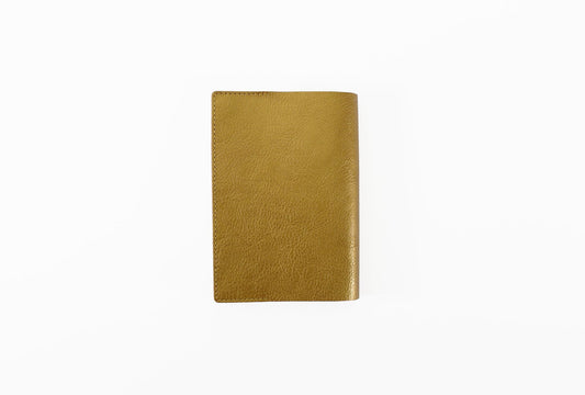 BIBLIOPHILIC COW LEATHER BOOKCOVER 文庫 GD ゴールド