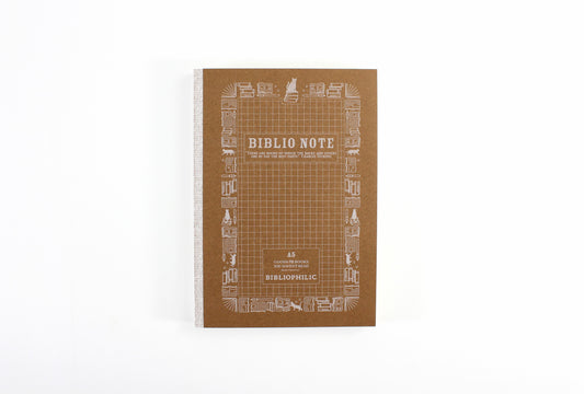 BIBLIOPHILIC BIBLIO NOTE GRID A5 SEPIA 5mm方眼 256P