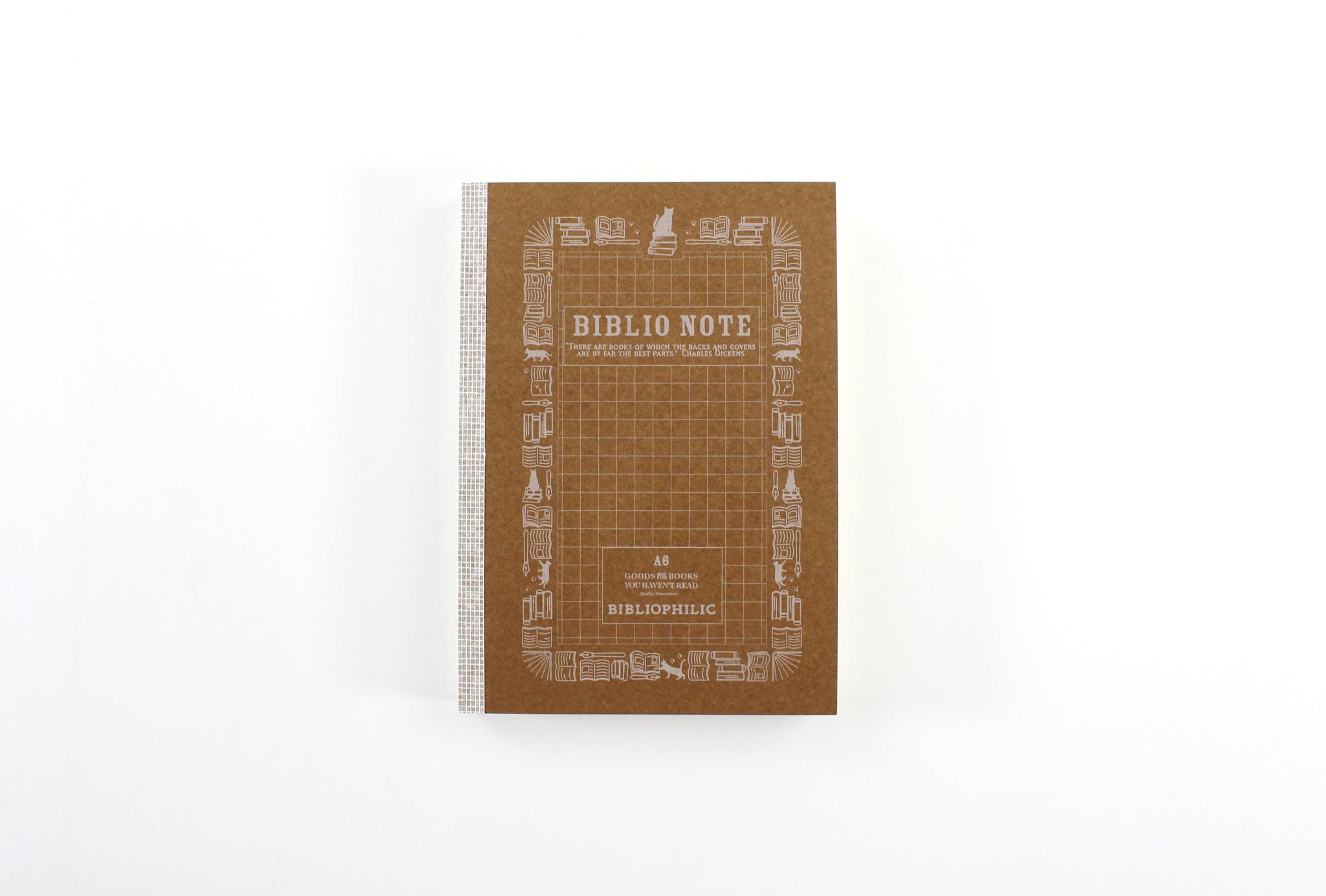 BIBLIOPHILIC BIBLIO NOTE GRID A6(文庫) SEPIA 5mm方眼 256P